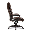 Titan Oversized High Back Leather Effect Executive Chair With Integral Headrest - NWOF