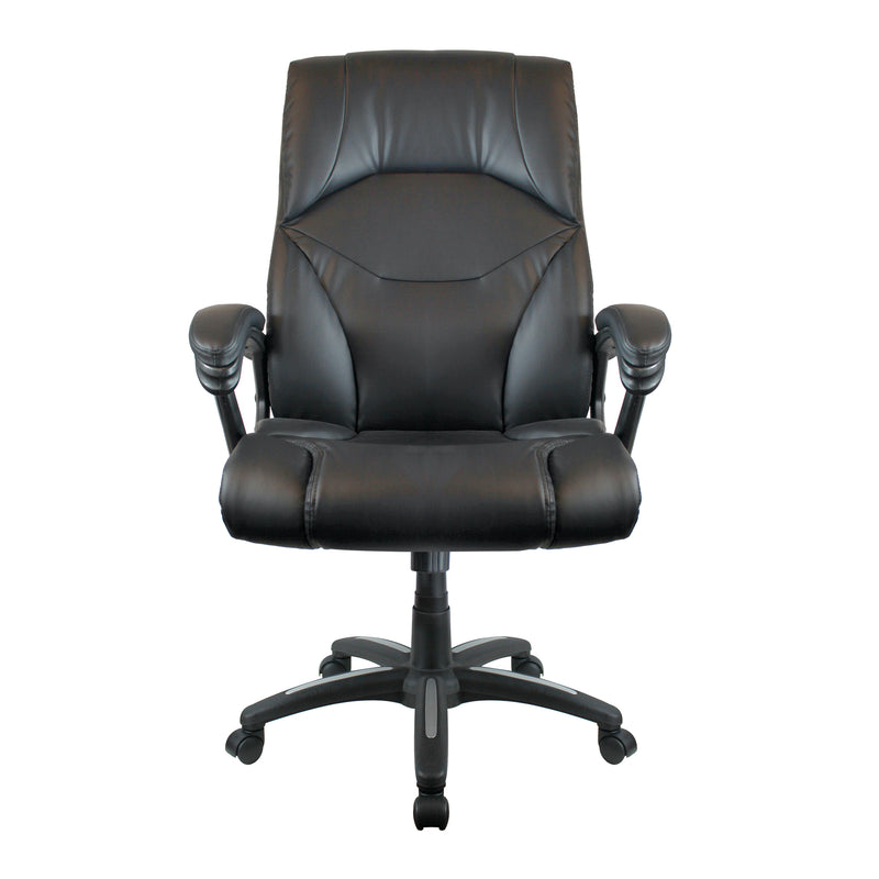 Wellington High Back Leather Effect Executive Chair - NWOF