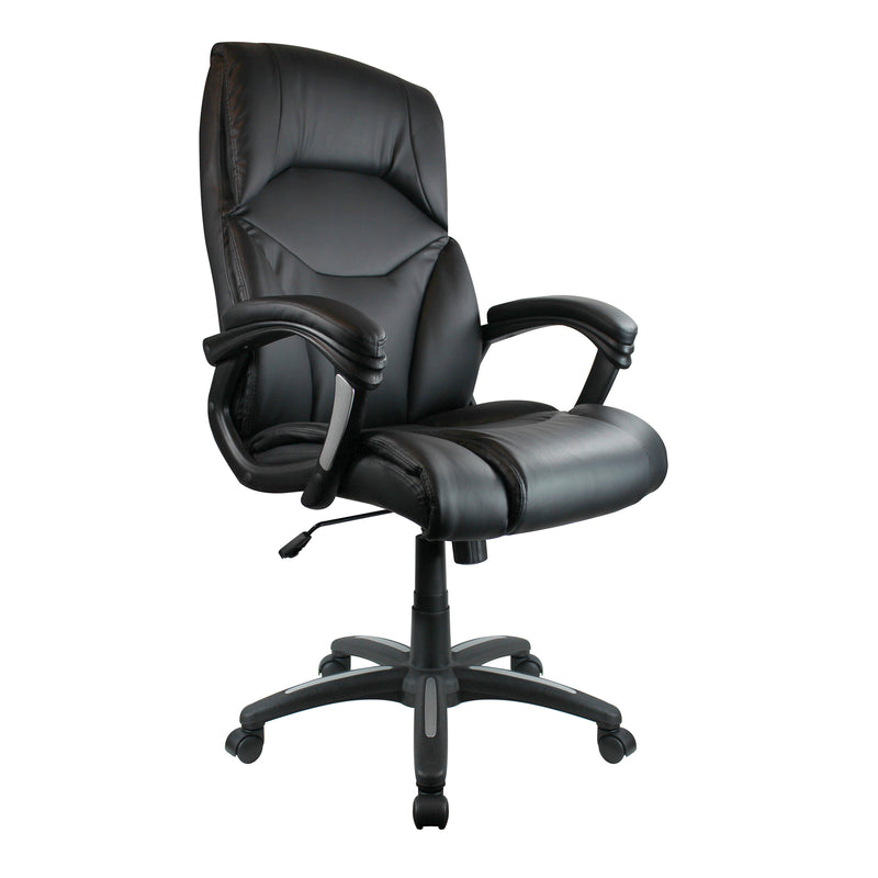 Wellington High Back Leather Effect Executive Chair - NWOF