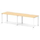 Evolve Plus 2 Person Single Row Bench Desk - Maple