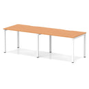 Evolve Plus 2 Person Single Row Bench Desk - Beech