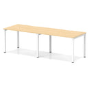 Evolve Plus 2 Person Single Row Bench Desk - Maple