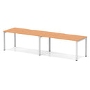 Evolve Plus 2 Person Single Row Bench Desk - Beech