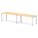 Evolve Plus 2 Person Single Row Bench Desk - Maple