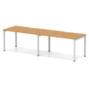 Evolve Plus 2 Person Single Row Bench Desk - Oak