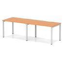 Evolve Plus 2 Person Single Row Bench Desk - Beech