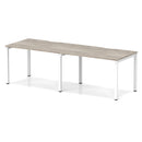 Evolve Plus 2 Person Single Row Bench Desk - Grey Oak