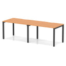 Evolve Plus 2 Person Single Row Bench Desk - Beech