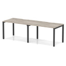 Evolve Plus 2 Person Single Row Bench Desk - Grey Oak