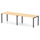 Evolve Plus 2 Person Single Row Bench Desk - Maple