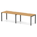Evolve Plus 2 Person Single Row Bench Desk - Oak