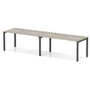 Evolve Plus 2 Person Single Row Bench Desk - Grey Oak