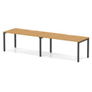 Evolve Plus 2 Person Single Row Bench Desk - Oak