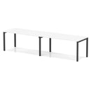 Evolve Plus 2 Person Single Row Bench Desk - White