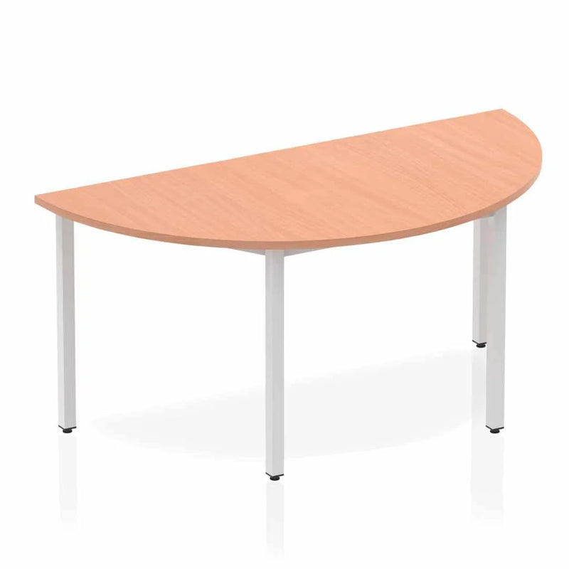 Impulse Semi-Circle Table Box Frame Leg - Beech - NWOF