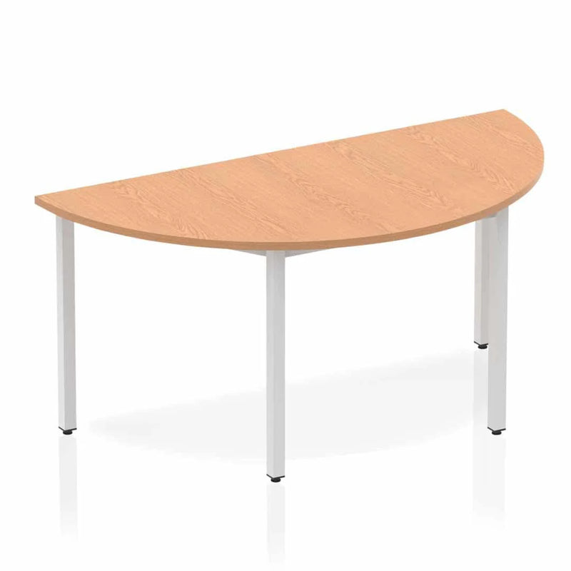 Impulse Semi-Circle Table Box Frame Leg - Oak - NWOF