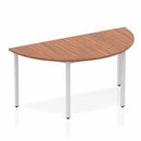 Impulse Semi-Circle Table Box Frame Leg - Walnut - NWOF