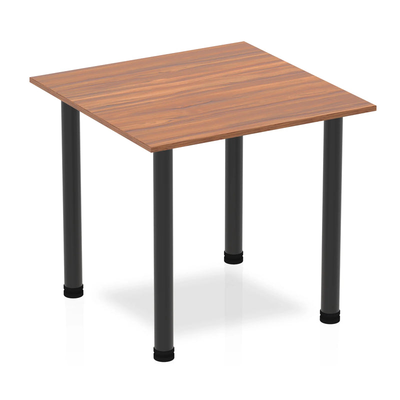 Impulse Square Table With Post Leg - Walnut