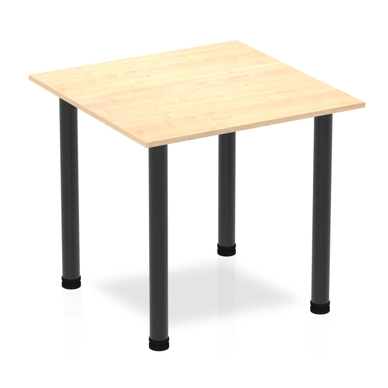Impulse Square Table With Post Leg - Maple