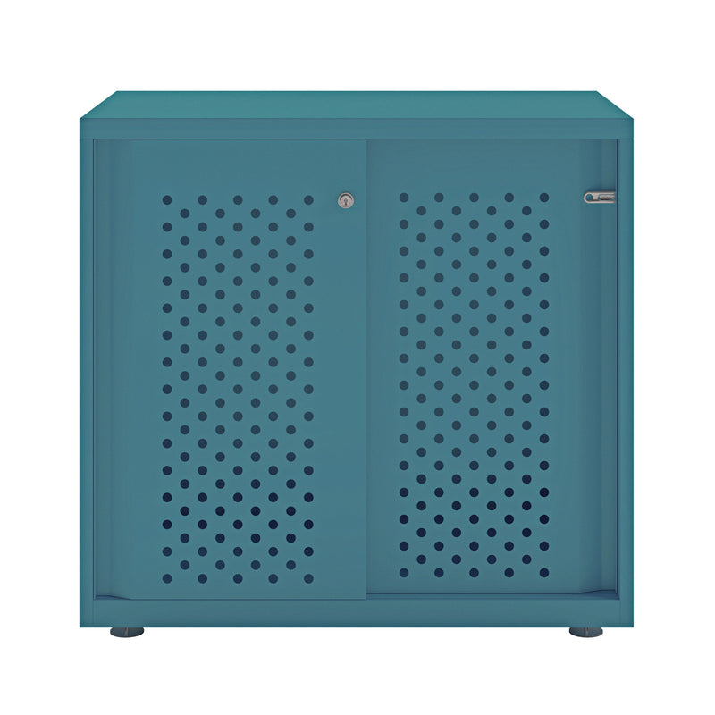 Bisley Glide With Perforated Doors - 800mm Wide (1 Shelf)