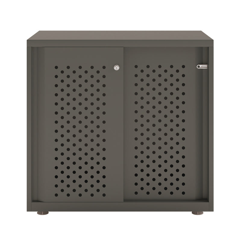 Bisley Glide With Perforated Doors - 800mm Wide (1 Shelf)