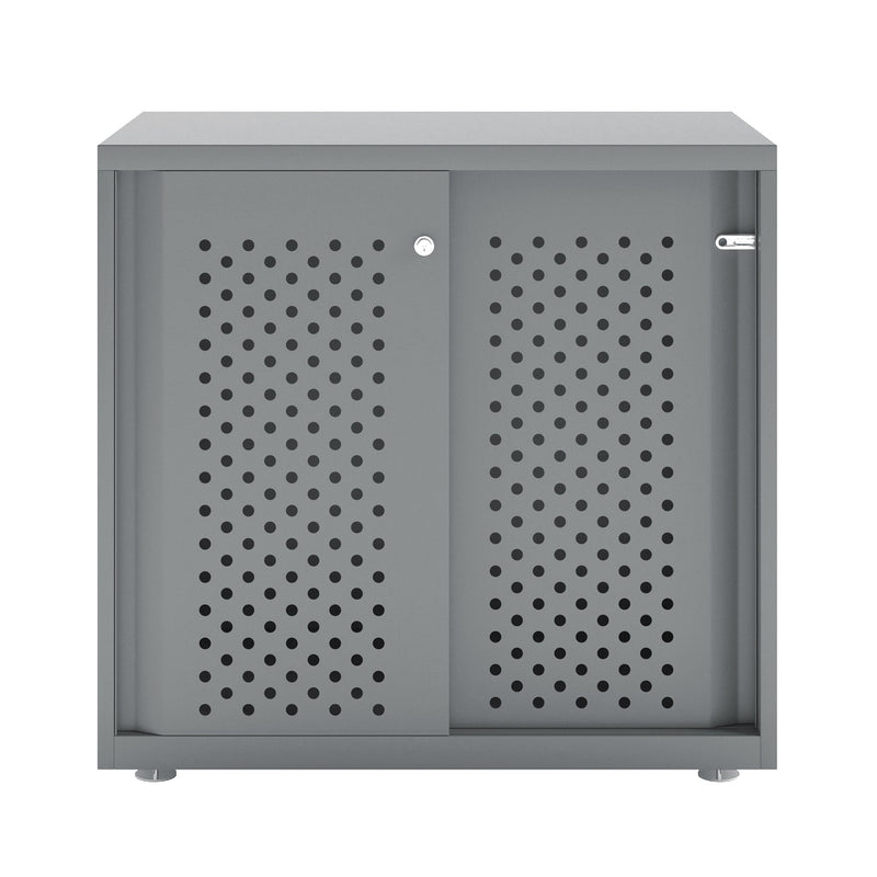 Bisley Glide With Perforated Doors - 800mm Wide (1 Shelf)