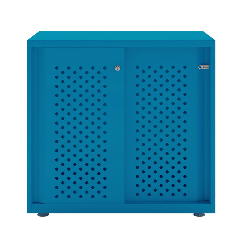 Bisley Glide With Perforated Doors - 800mm Wide (1 Shelf)