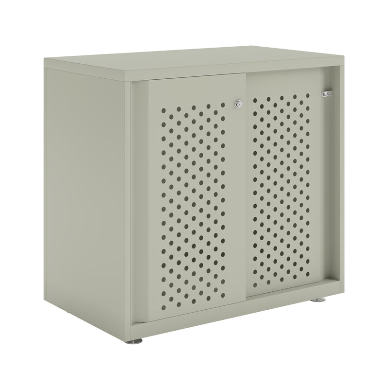 Bisley Glide With Perforated Doors - 800mm Wide (1 Shelf)