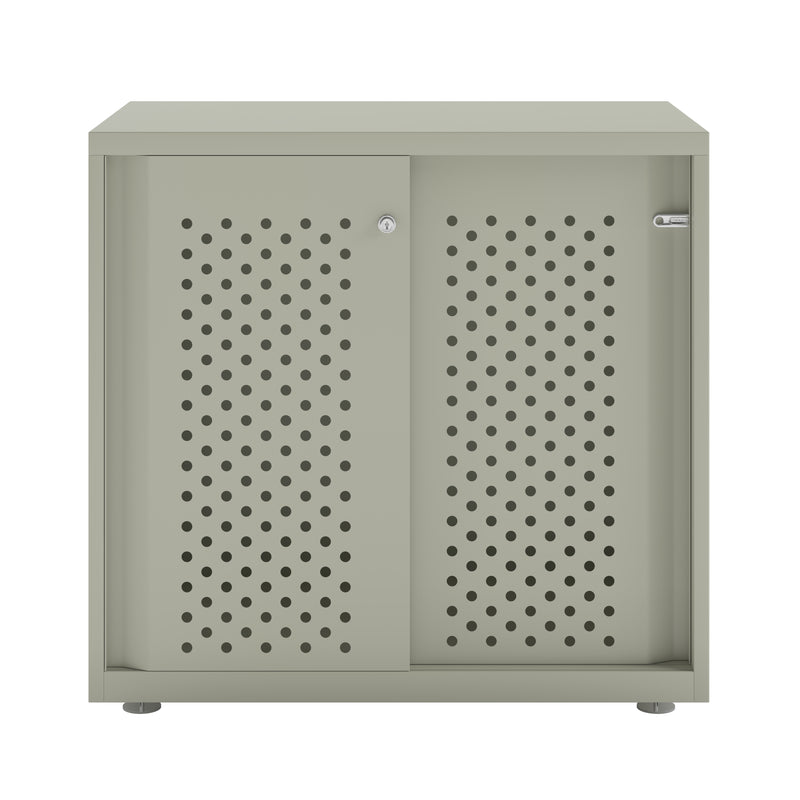 Bisley Glide With Perforated Doors - 800mm Wide (1 Shelf)