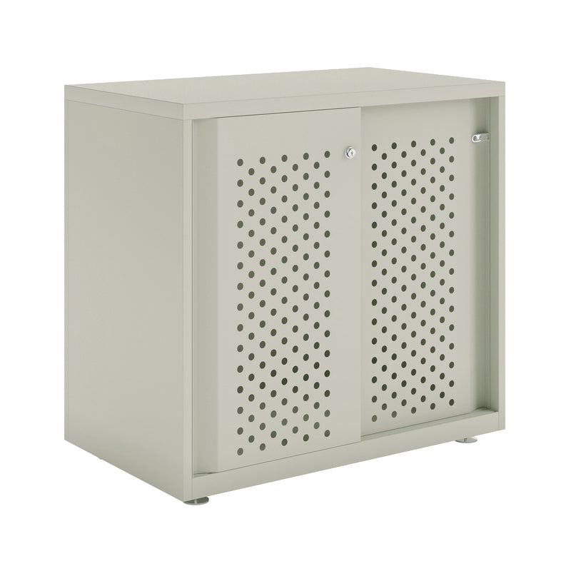 Bisley Glide With Perforated Doors - 800mm Wide (1 Shelf)