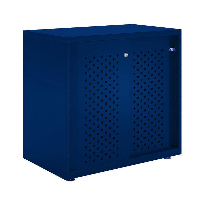 Bisley Glide With Perforated Doors - 800mm Wide (1 Shelf)