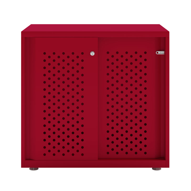 Bisley Glide With Perforated Doors - 800mm Wide (1 Shelf)