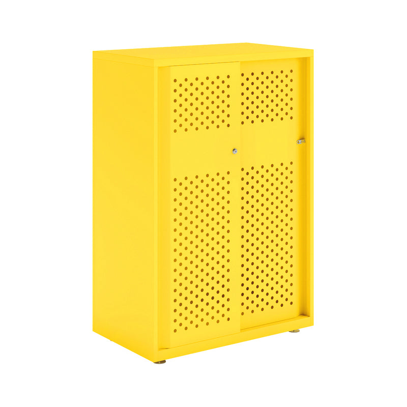 Bisley Glide With Perforated Doors - 800mm Wide (2 Shelves)