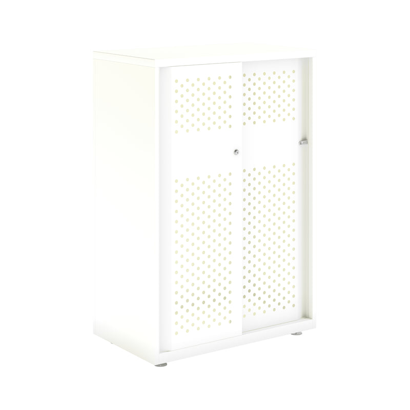 Bisley Glide With Perforated Doors - 800mm Wide (2 Shelves)