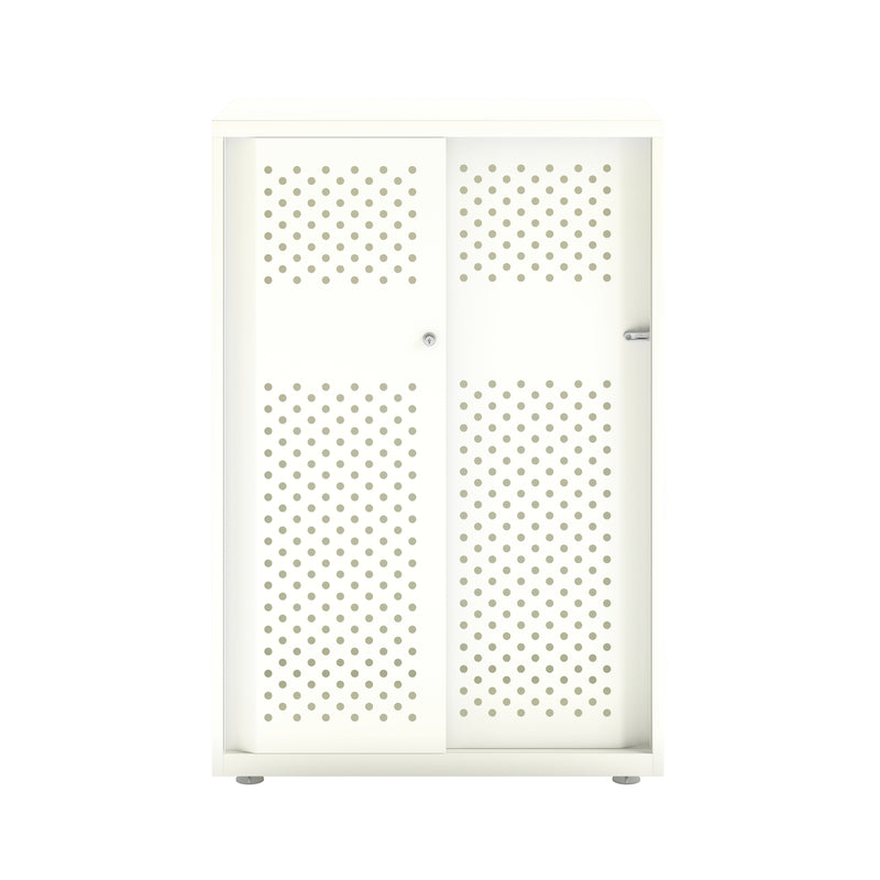 Bisley Glide With Perforated Doors - 800mm Wide (2 Shelves)