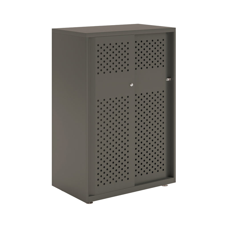 Bisley Glide With Perforated Doors - 800mm Wide (2 Shelves)