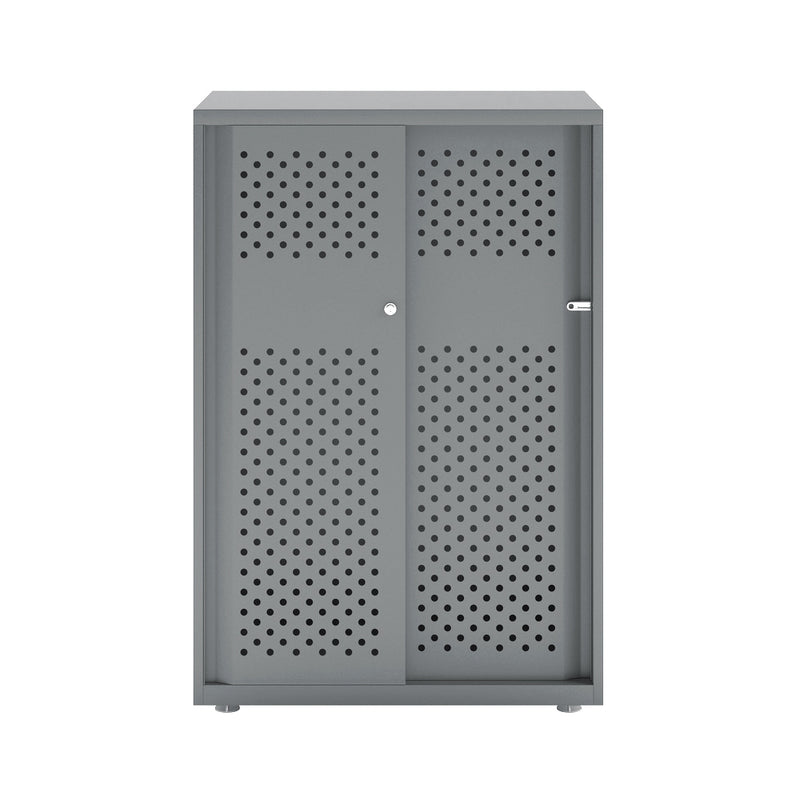 Bisley Glide With Perforated Doors - 800mm Wide (2 Shelves)