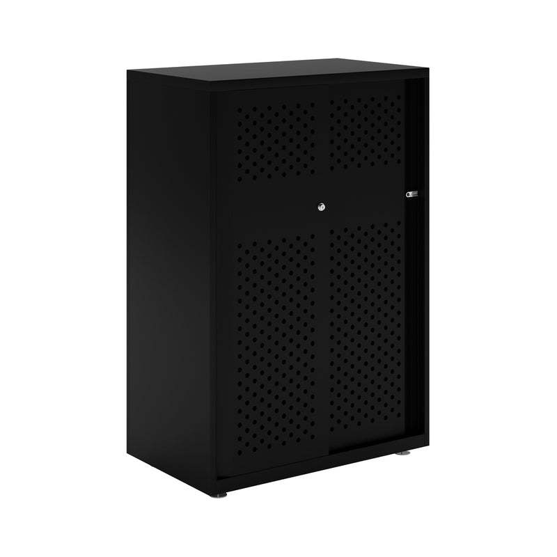 Bisley Glide With Perforated Doors - 800mm Wide (2 Shelves)