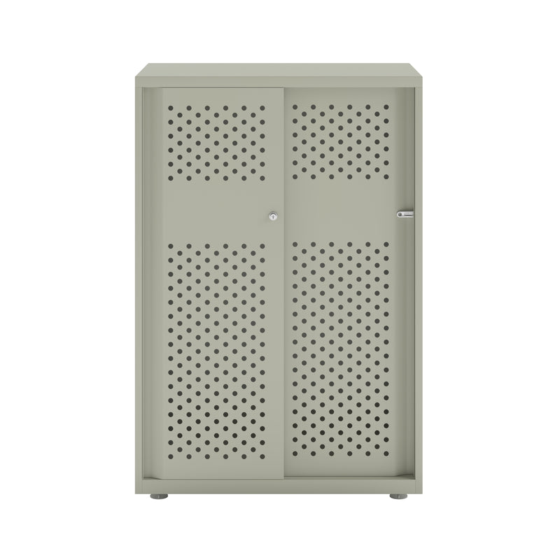 Bisley Glide With Perforated Doors - 800mm Wide (2 Shelves)