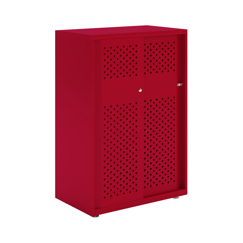 Bisley Glide With Perforated Doors - 800mm Wide (2 Shelves)