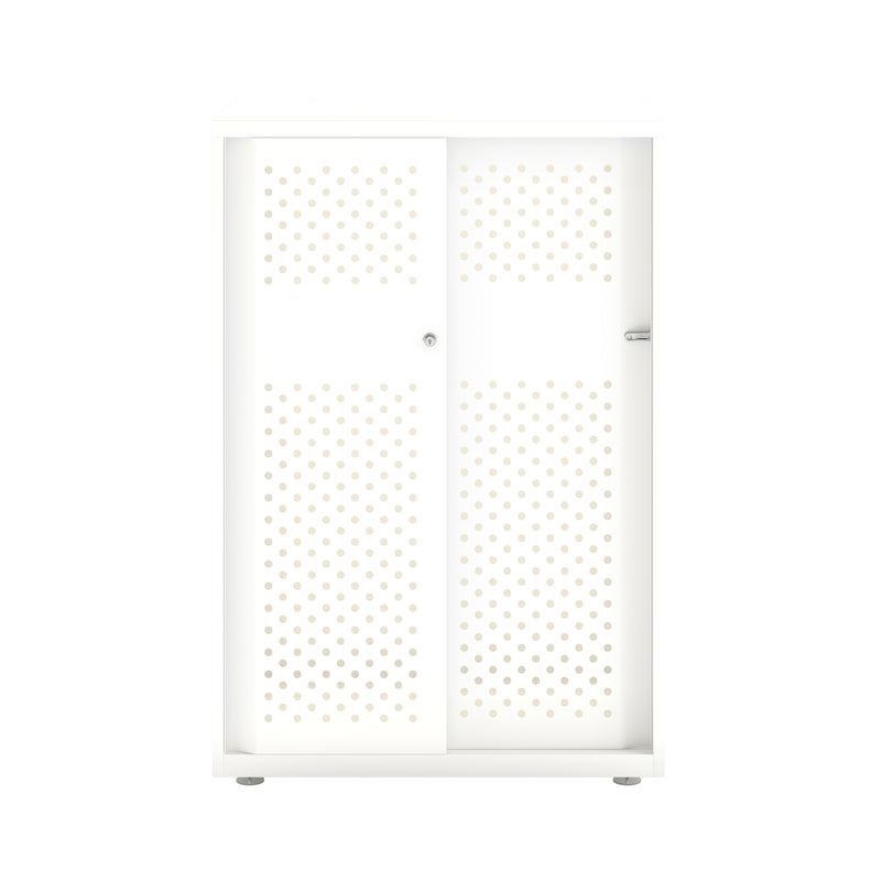 Bisley Glide With Perforated Doors - 800mm Wide (2 Shelves)