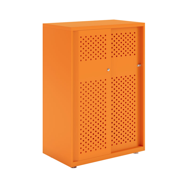 Bisley Glide With Perforated Doors - 800mm Wide (2 Shelves)