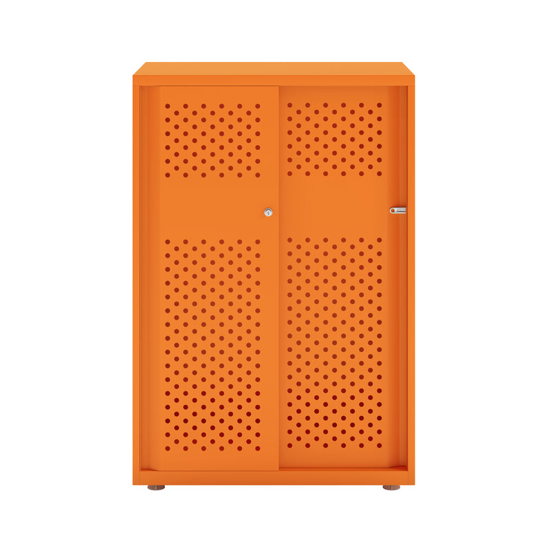 Bisley Glide With Perforated Doors - 800mm Wide (2 Shelves)