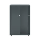 Bisley Glide With Plain Doors - 800mm Wide (2 Shelves) - NWOF