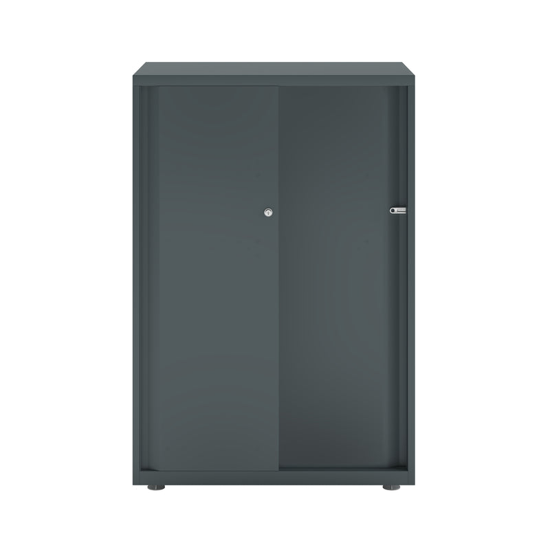 Bisley Glide With Plain Doors - 800mm Wide (2 Shelves)