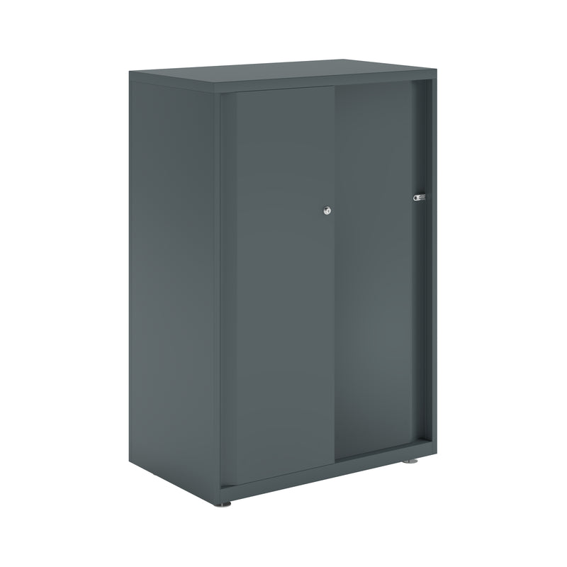 Bisley Glide With Plain Doors - 800mm Wide (2 Shelves)