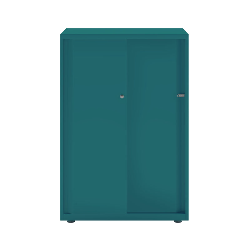 Bisley Glide With Plain Doors - 800mm Wide (2 Shelves)