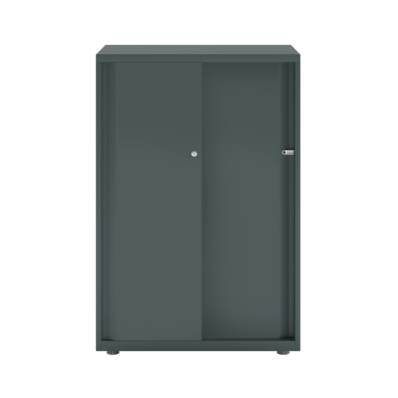 Bisley Glide With Plain Doors - 800mm Wide (2 Shelves)