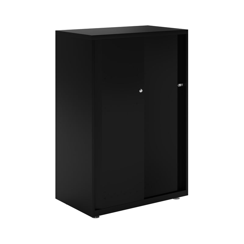 Bisley Glide With Plain Doors - 800mm Wide (2 Shelves)