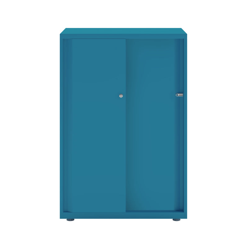 Bisley Glide With Plain Doors - 800mm Wide (2 Shelves)